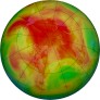 Arctic ozone map for 2024-04-17